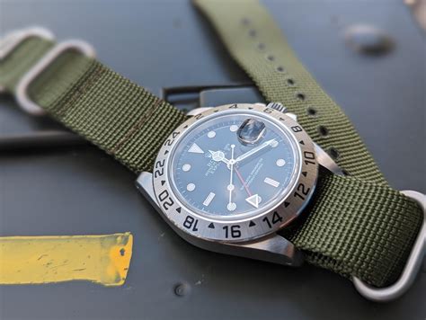 rolex explorer ii 42mm nato|rolex explorer ii price new.